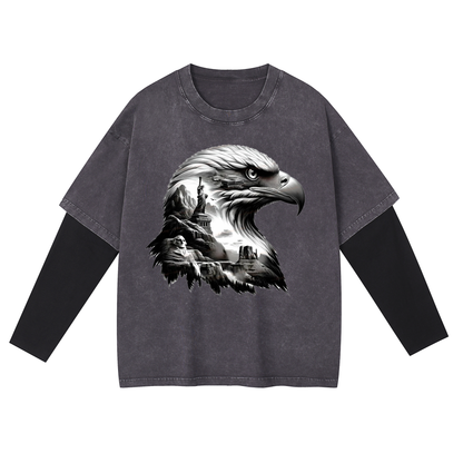 Layered Long T-Shirt X-101