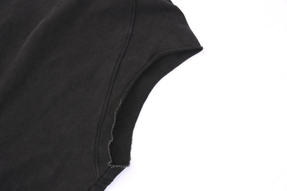 Men's Snowflake Print Hooded Sweatshirt Vest KFMT-12