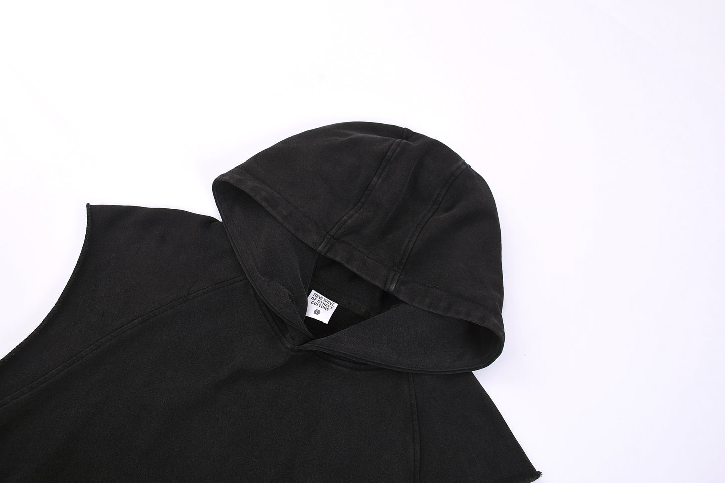 Men's Snowflake Print Hooded Sweatshirt Vest KFMT-12