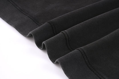 Men's Snowflake Print Hooded Sweatshirt Vest KFMT-12