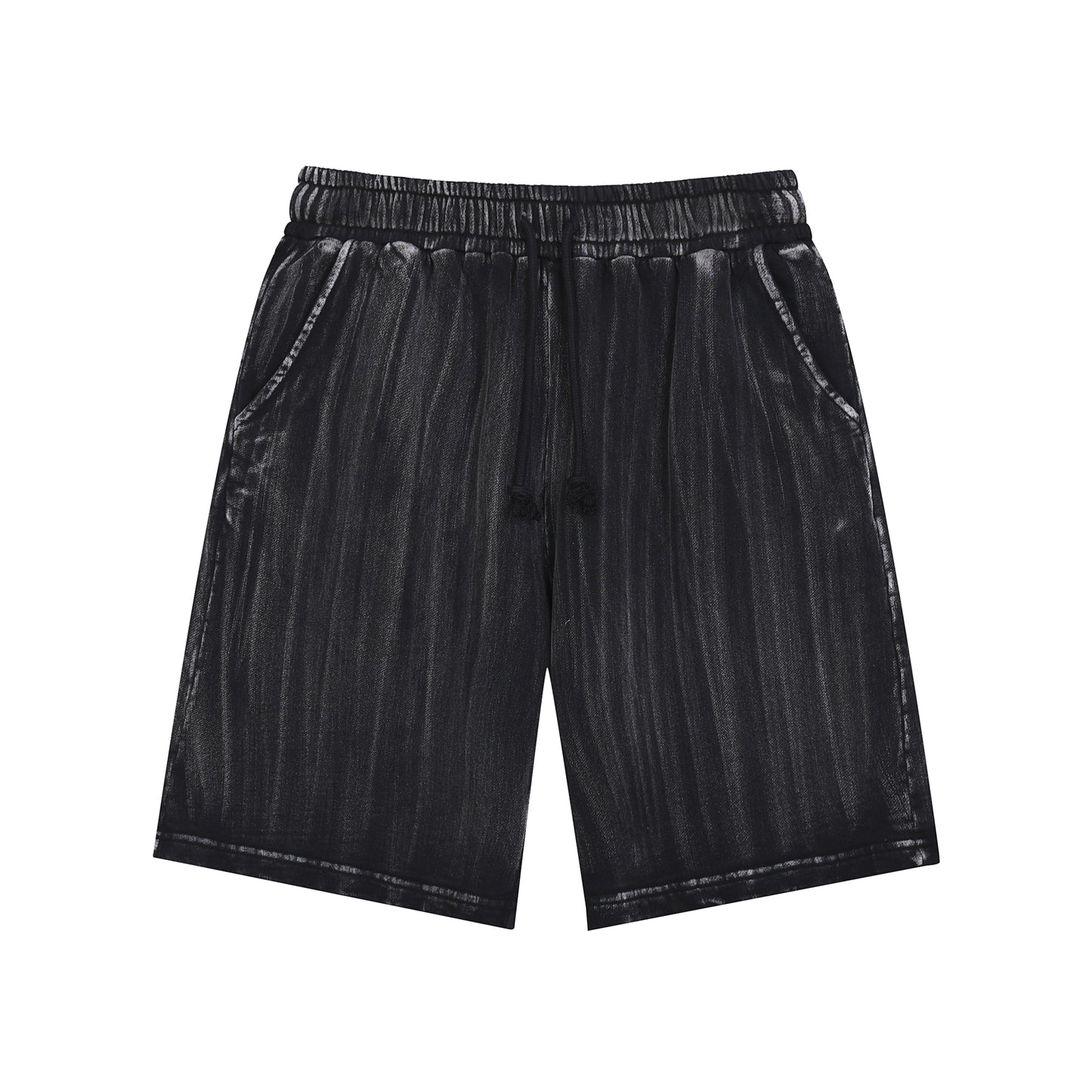 Distressed Wash Shorts L-5577