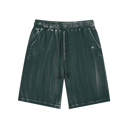 Distressed Wash Shorts L-5577