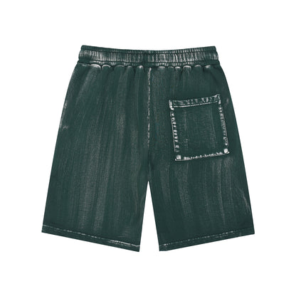 Distressed Wash Shorts L-5577