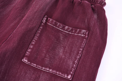 Distressed Wash Shorts L-5577