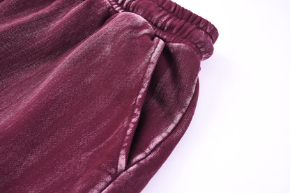 Distressed Wash Shorts L-5577