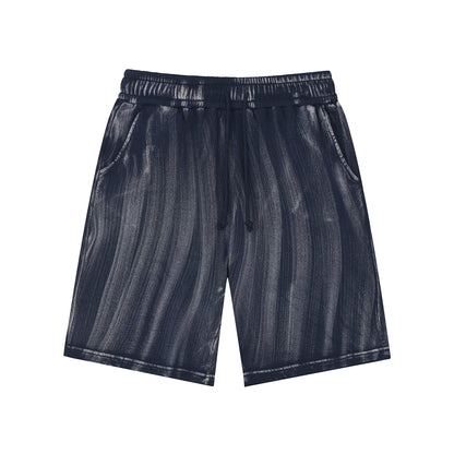 Distressed Wash Shorts L-5577