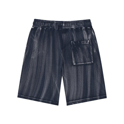 Distressed Wash Shorts L-5577