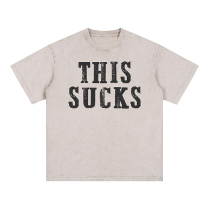"THIS SUCKS" Style Short - Sleeve T-Shirt