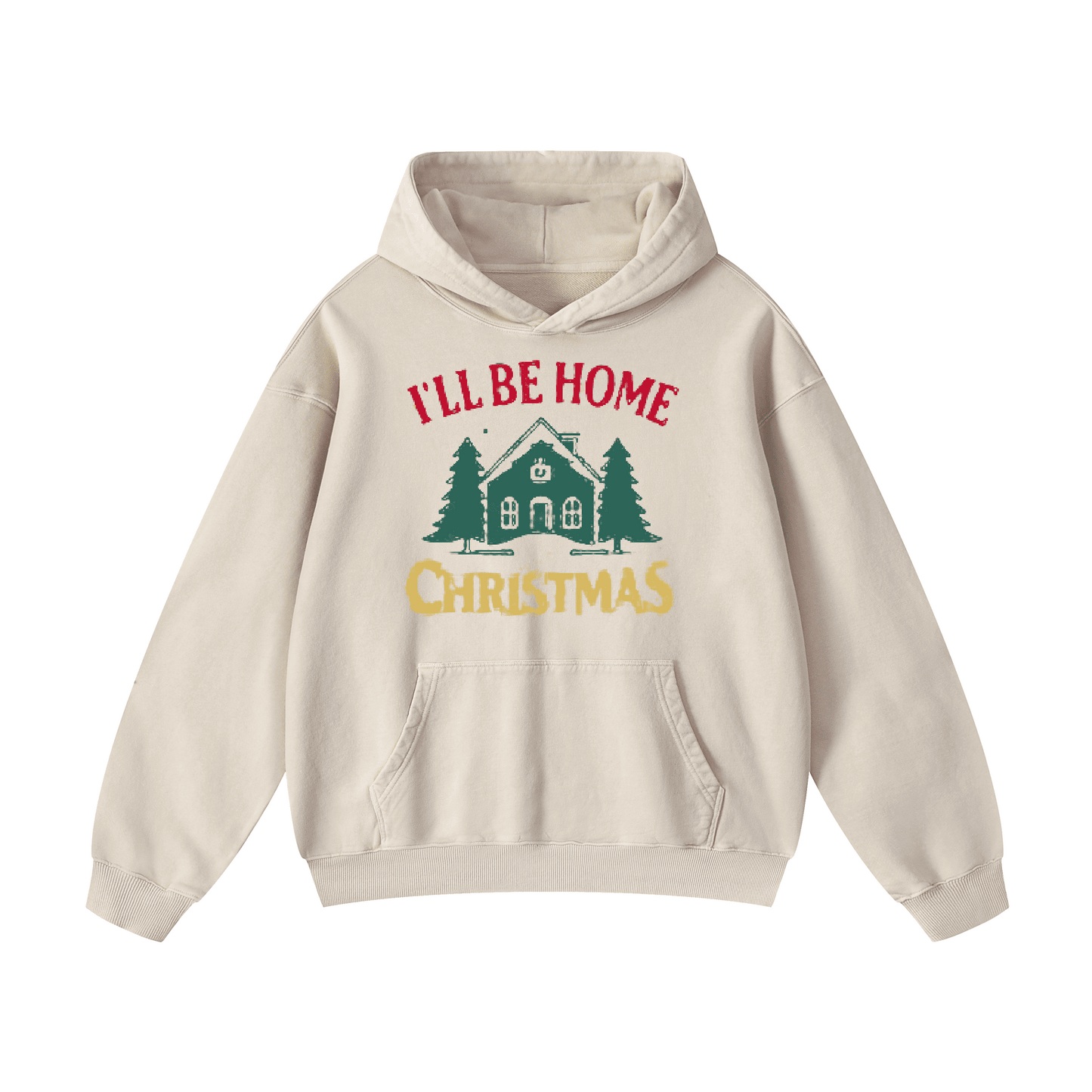 I'LL BE HOME Christmas Hoodie