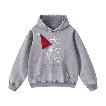 Santa hat and "HO HO HO" Hoodies