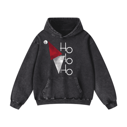 Santa hat and "HO HO HO" Hoodies