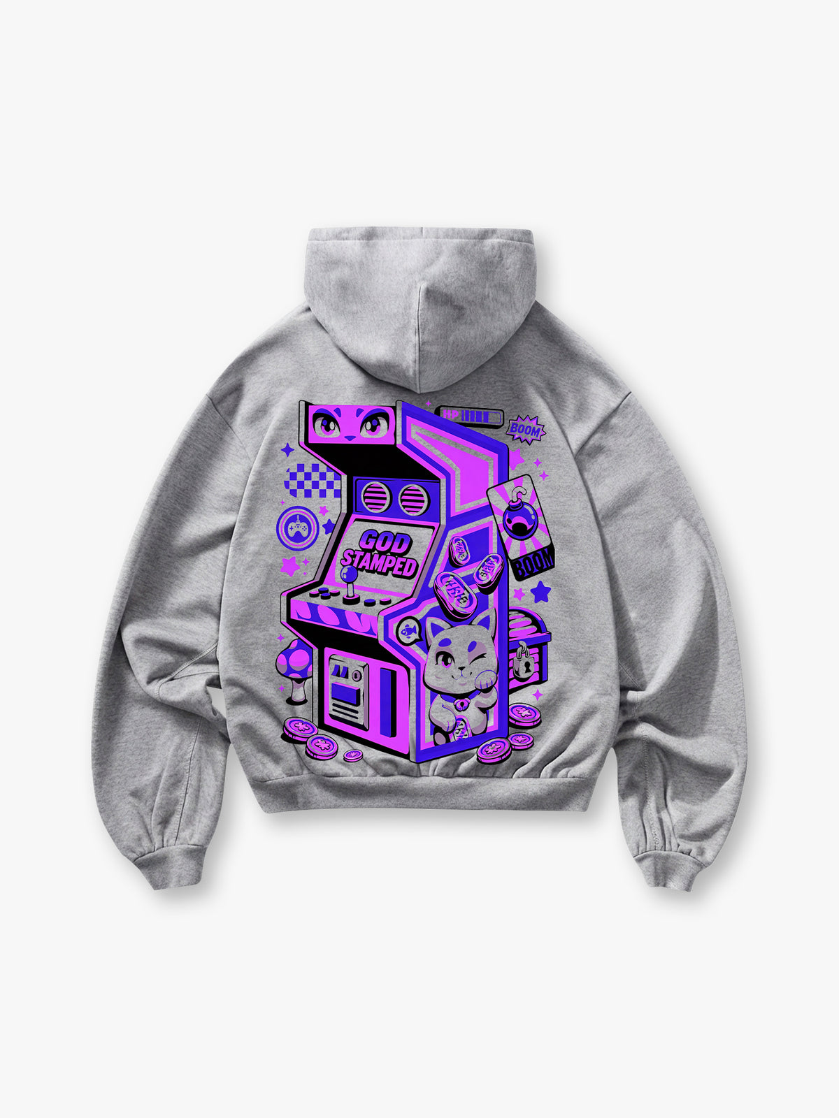 Cat Game Machine Hoodie