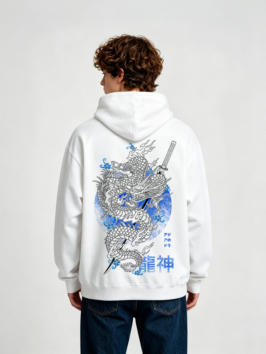 Japanese Dragon Samurai Hoodie