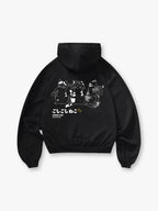 Japanese Bath Cats Line Hoodie