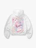 Pink Ramen Cat Japanese Box Noodle Hoodie