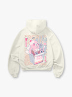 Pink Ramen Cat Japanese Box Noodle Hoodie
