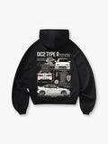JDM Car Blueprint Hoodie