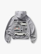 JDM Car Blueprint Hoodie