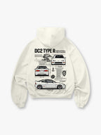 JDM Car Blueprint Hoodie