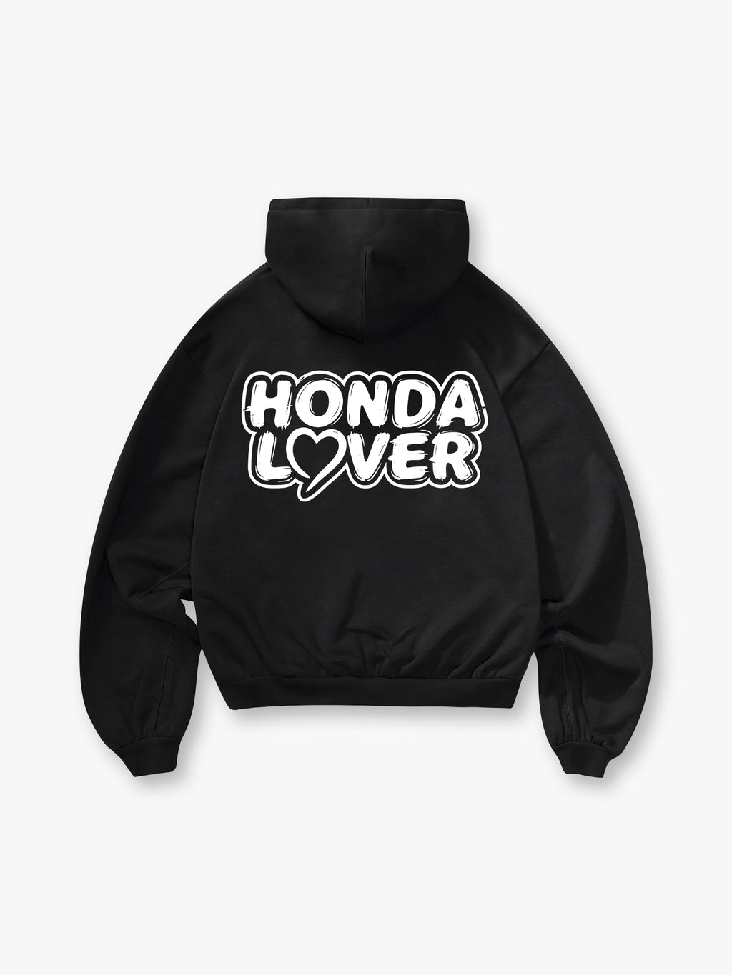 Honda  Heart Text Hoodie