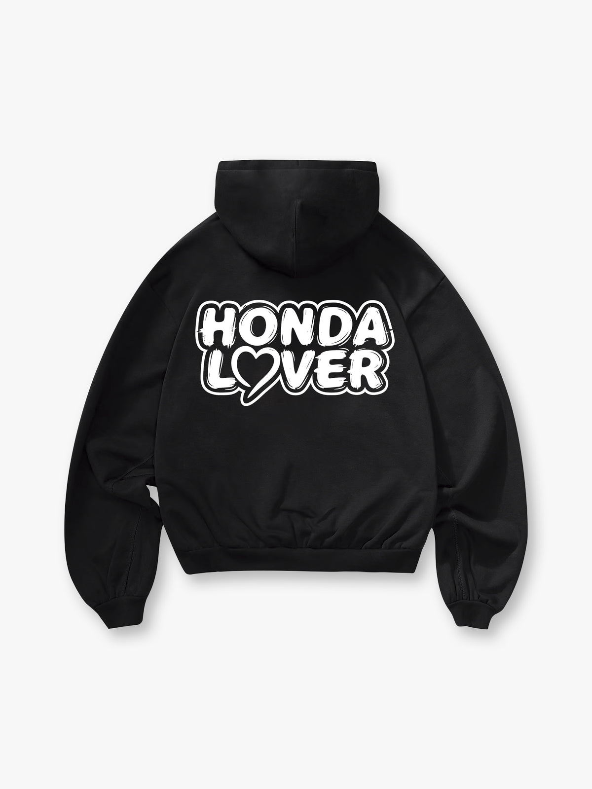 Honda  Heart Text Hoodie
