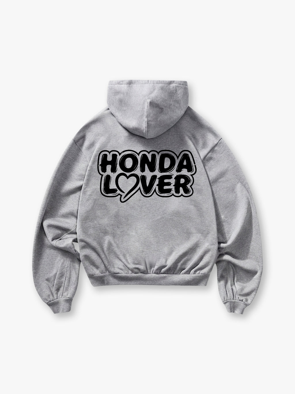 Honda  Heart Text Hoodie