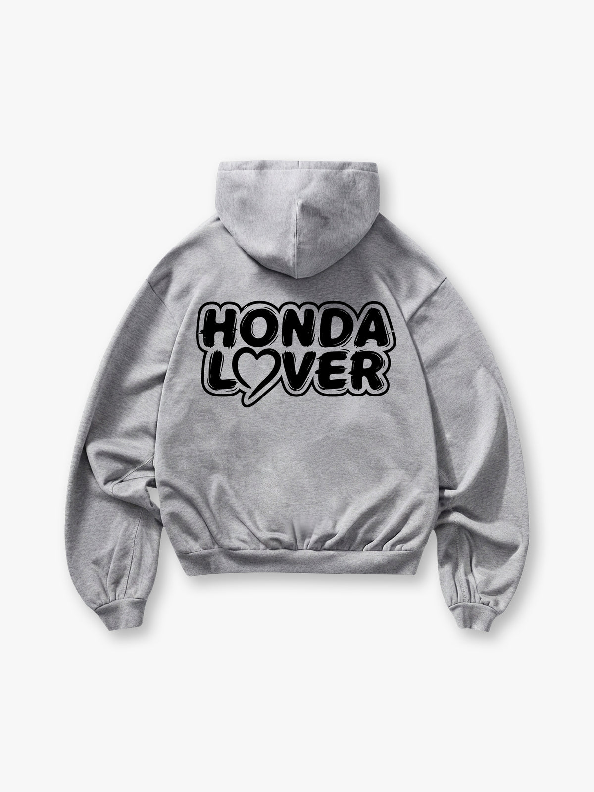 Honda  Heart Text Hoodie