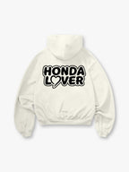 Honda  Heart Text Hoodie