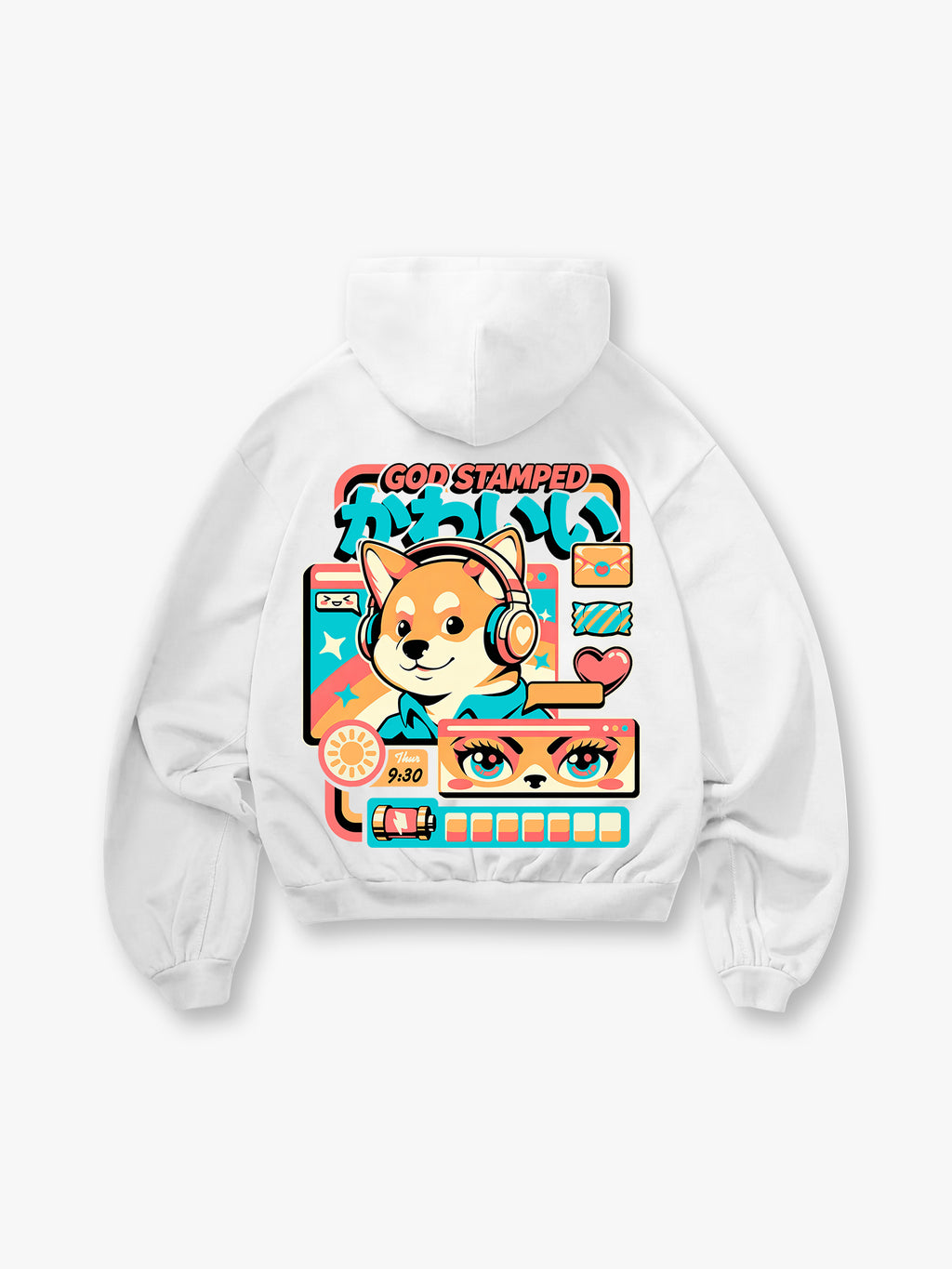 Shiba Headphones Hoodie