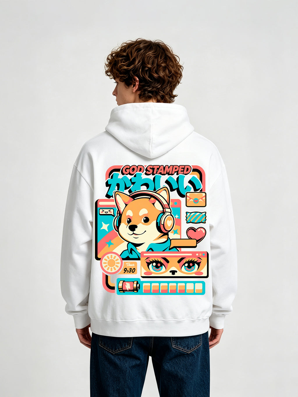 Shiba Headphones Hoodie