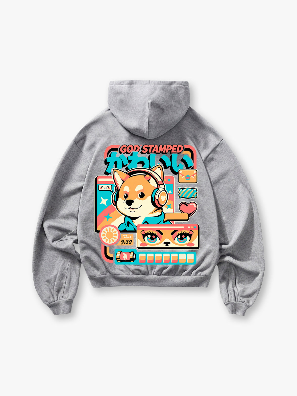 Shiba Headphones Hoodie