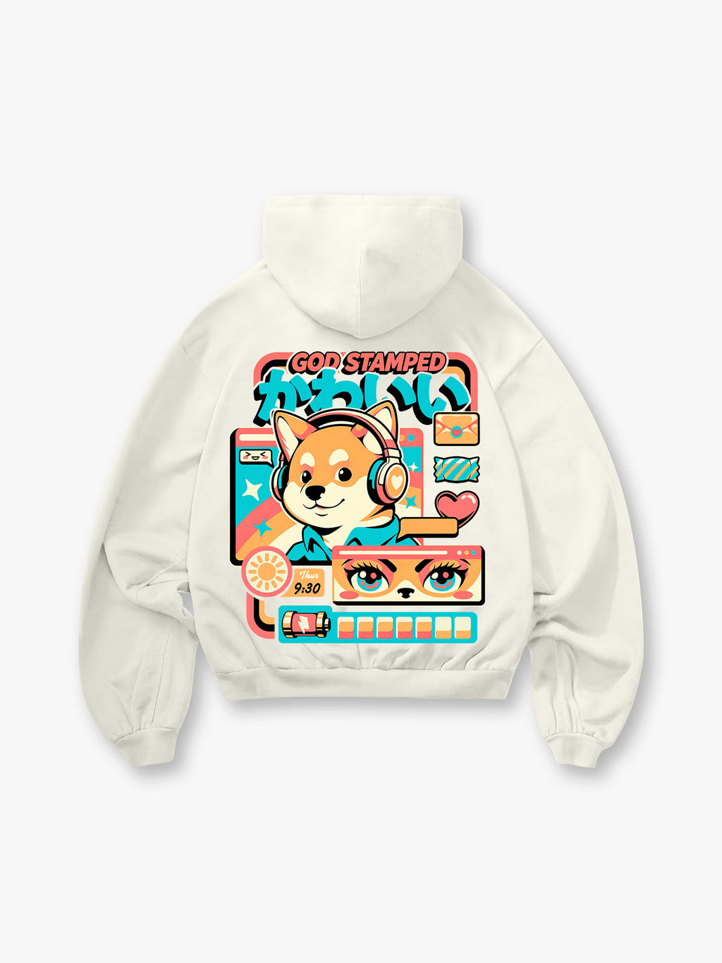 Shiba Headphones Hoodie
