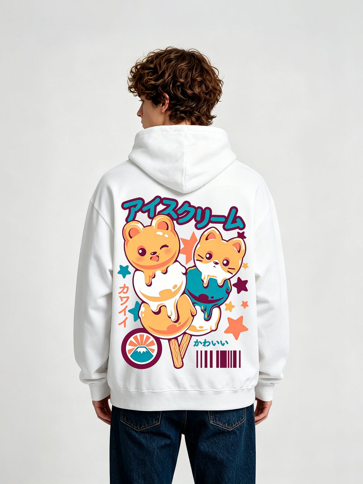 Bear Ice Cream Hoodie