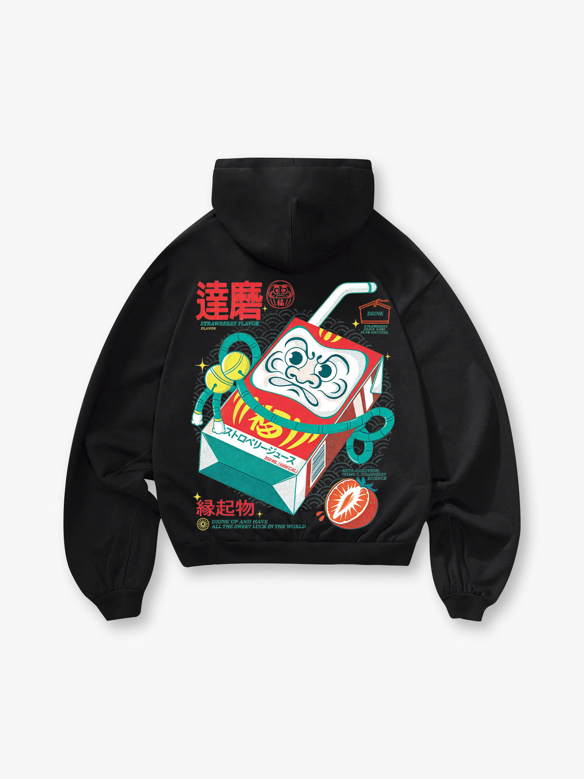 Daruma Strawberry Juice Hoodie