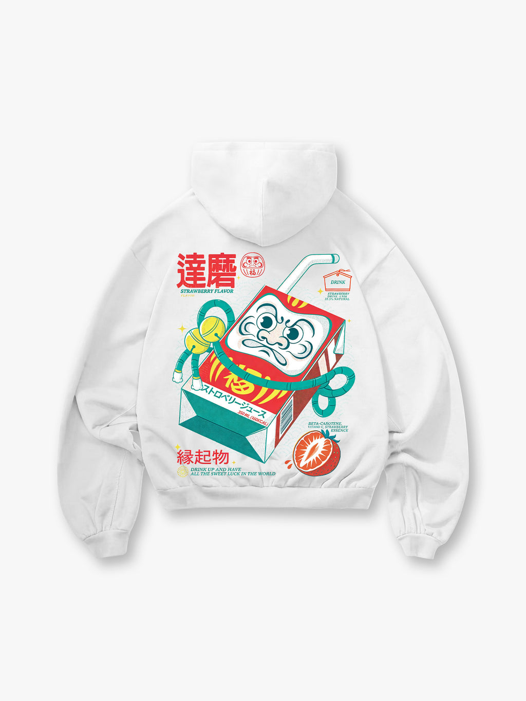 Daruma Strawberry Juice Hoodie