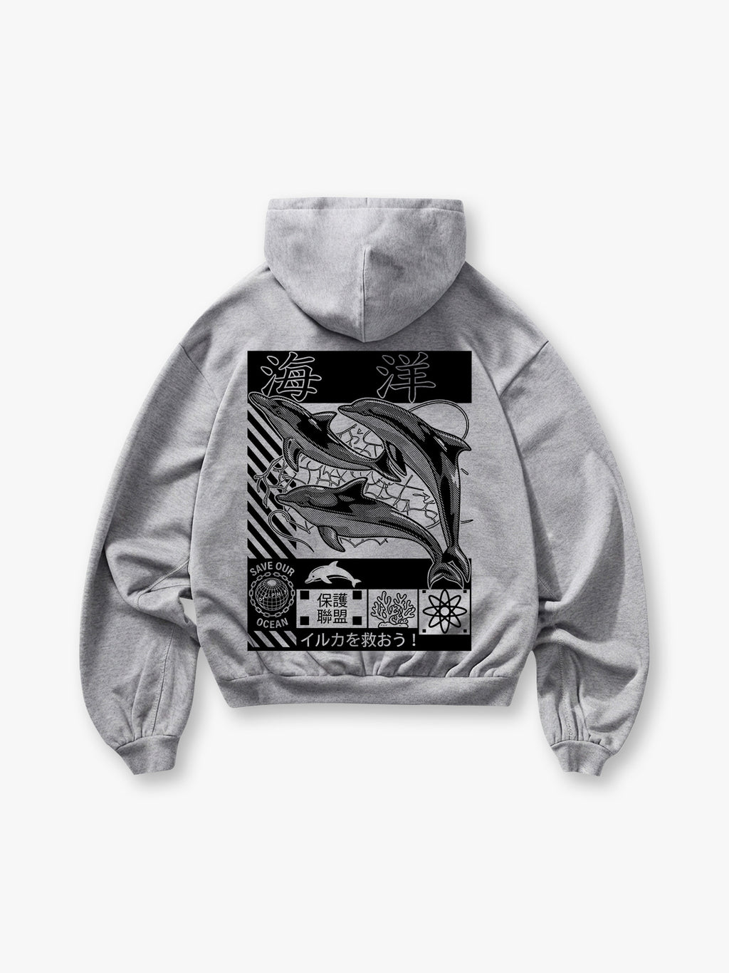 Save Ocean Dolphin Hoodie
