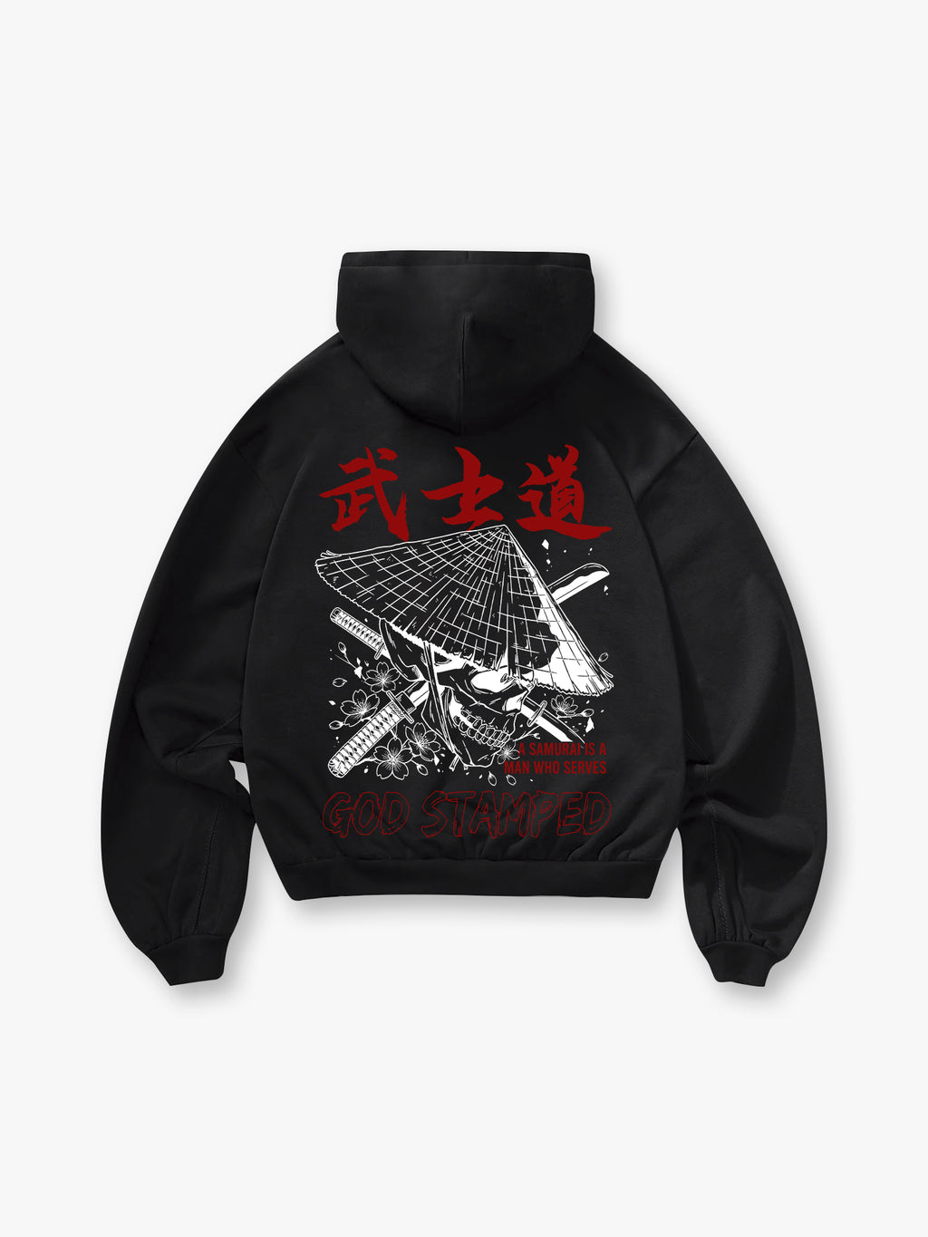 Bushido Samurai Skull Hoodie
