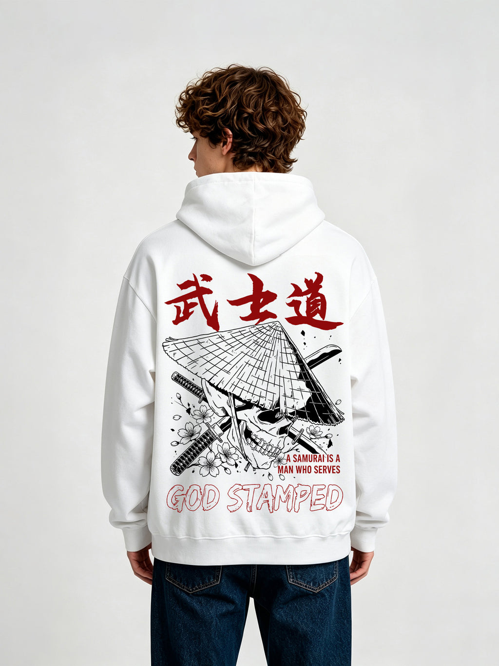 Bushido Samurai Skull Hoodie