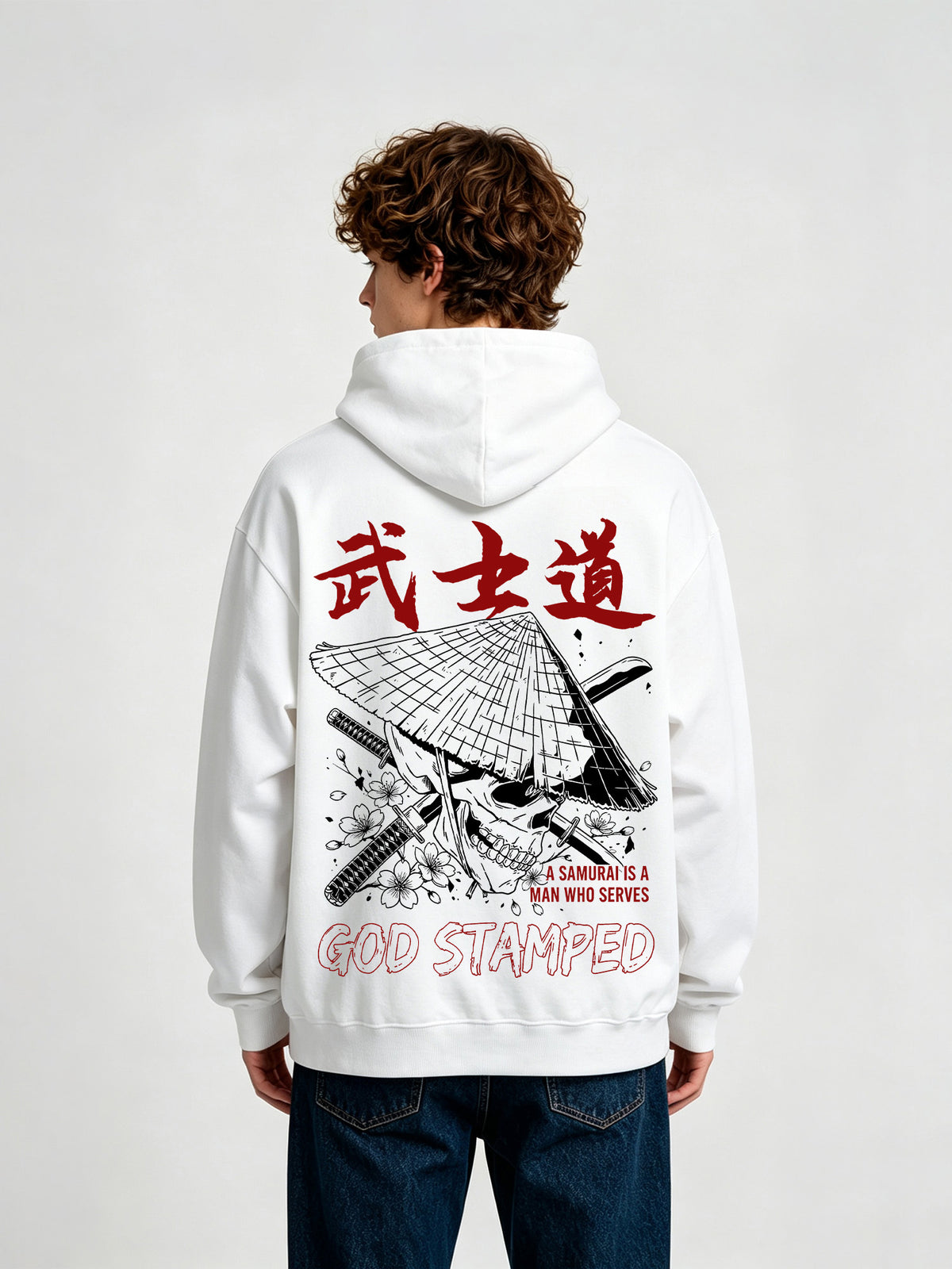 Bushido Samurai Skull Hoodie