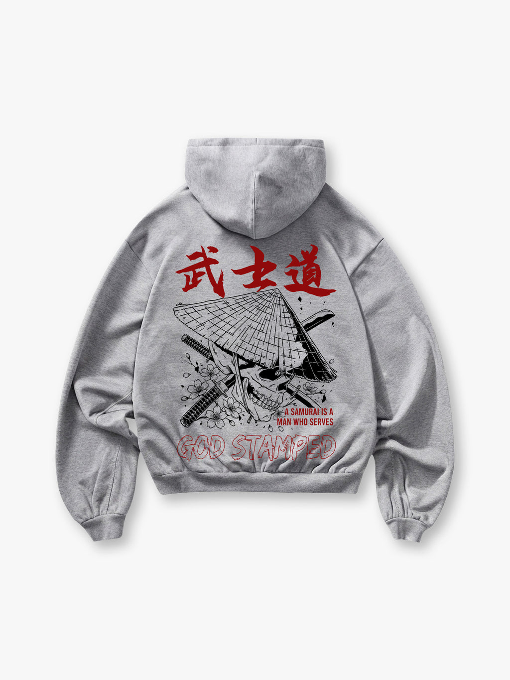 Bushido Samurai Skull Hoodie