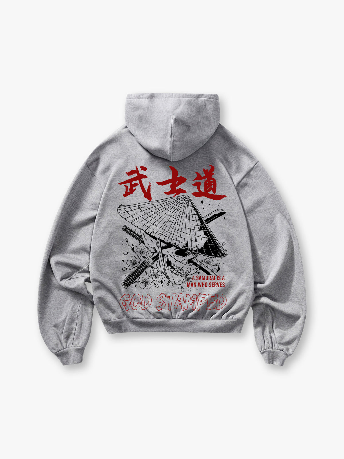 Bushido Samurai Skull Hoodie