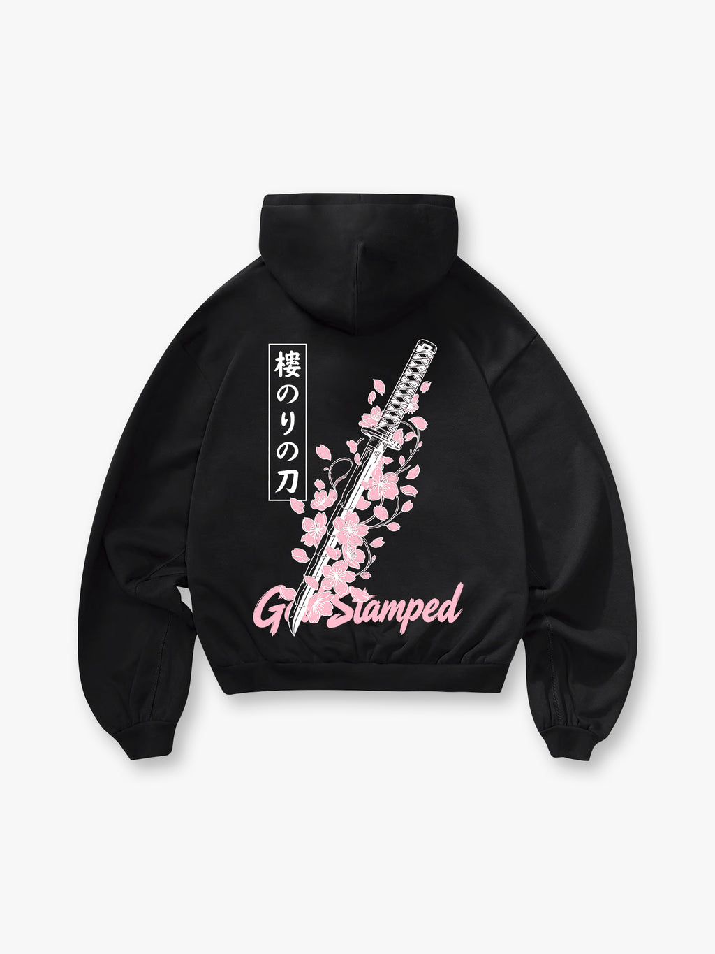Katana and Cherry Blossom Hoodie