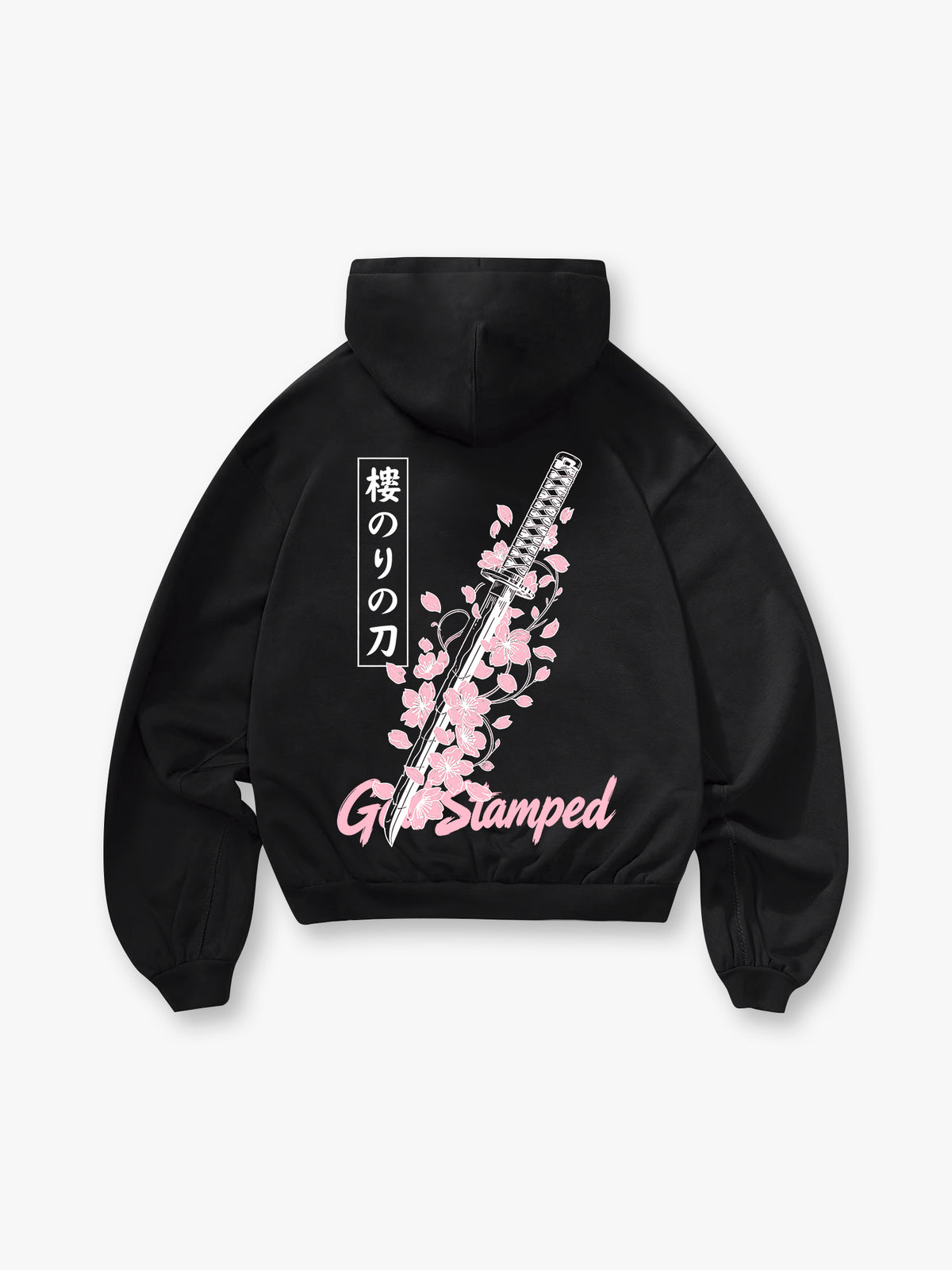 Katana and Cherry Blossom Hoodie