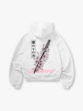 Katana and Cherry Blossom Hoodie
