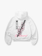 Katana and Cherry Blossom Hoodie