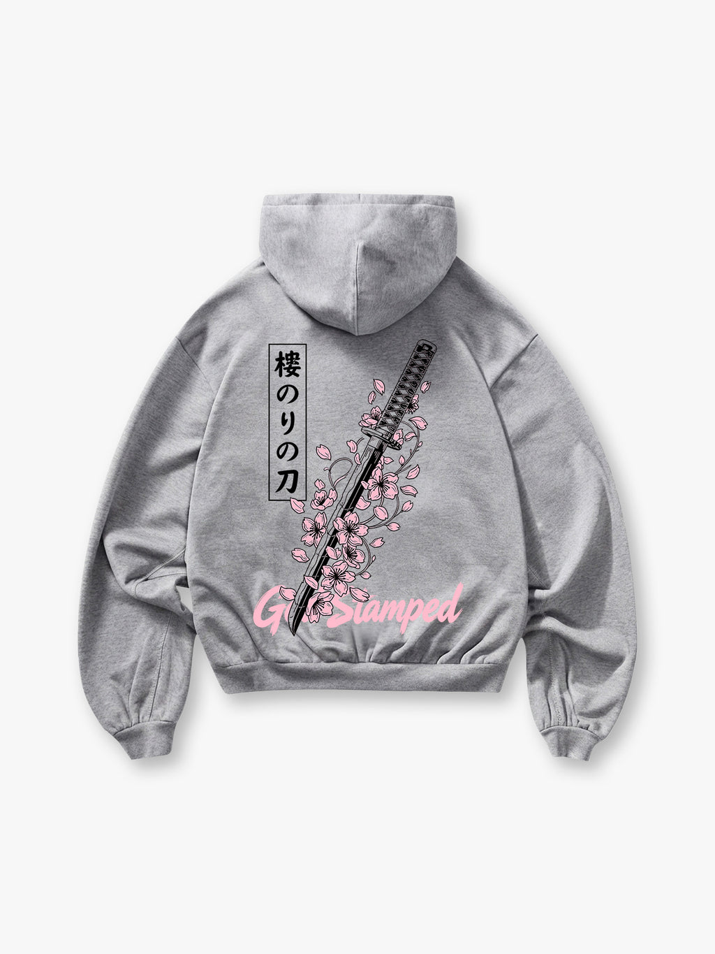 Katana and Cherry Blossom Hoodie