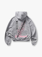 Katana and Cherry Blossom Hoodie