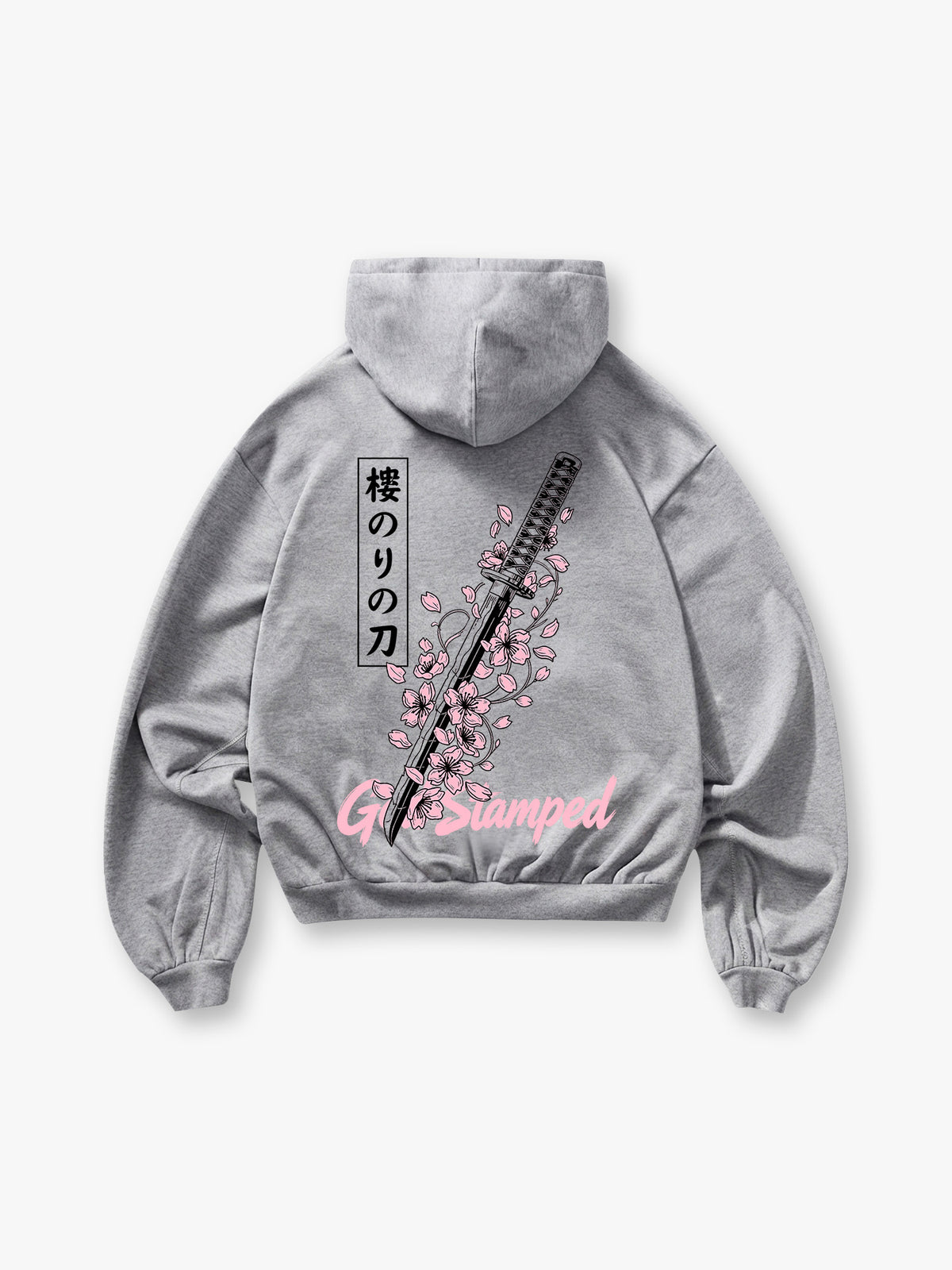 Katana and Cherry Blossom Hoodie