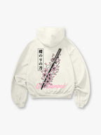 Katana and Cherry Blossom Hoodie