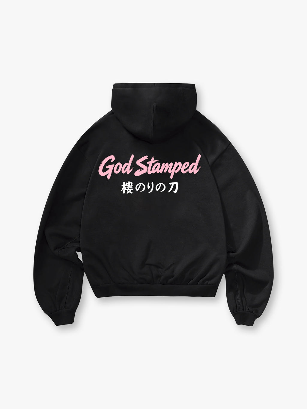 Japanese Text Graphic Hoodie